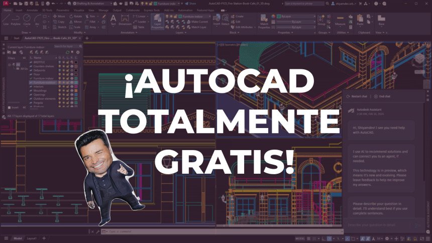 🖥️✏️ Aprende AutoCAD como un pro y descárgalo GRATIS como estudiante 🎓🚀